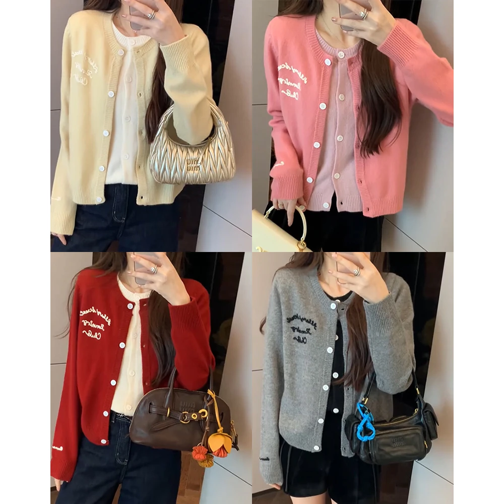 【mimius】喵喵 微醺蜜桃～羊毛撞色假两件针织衫 WF09028