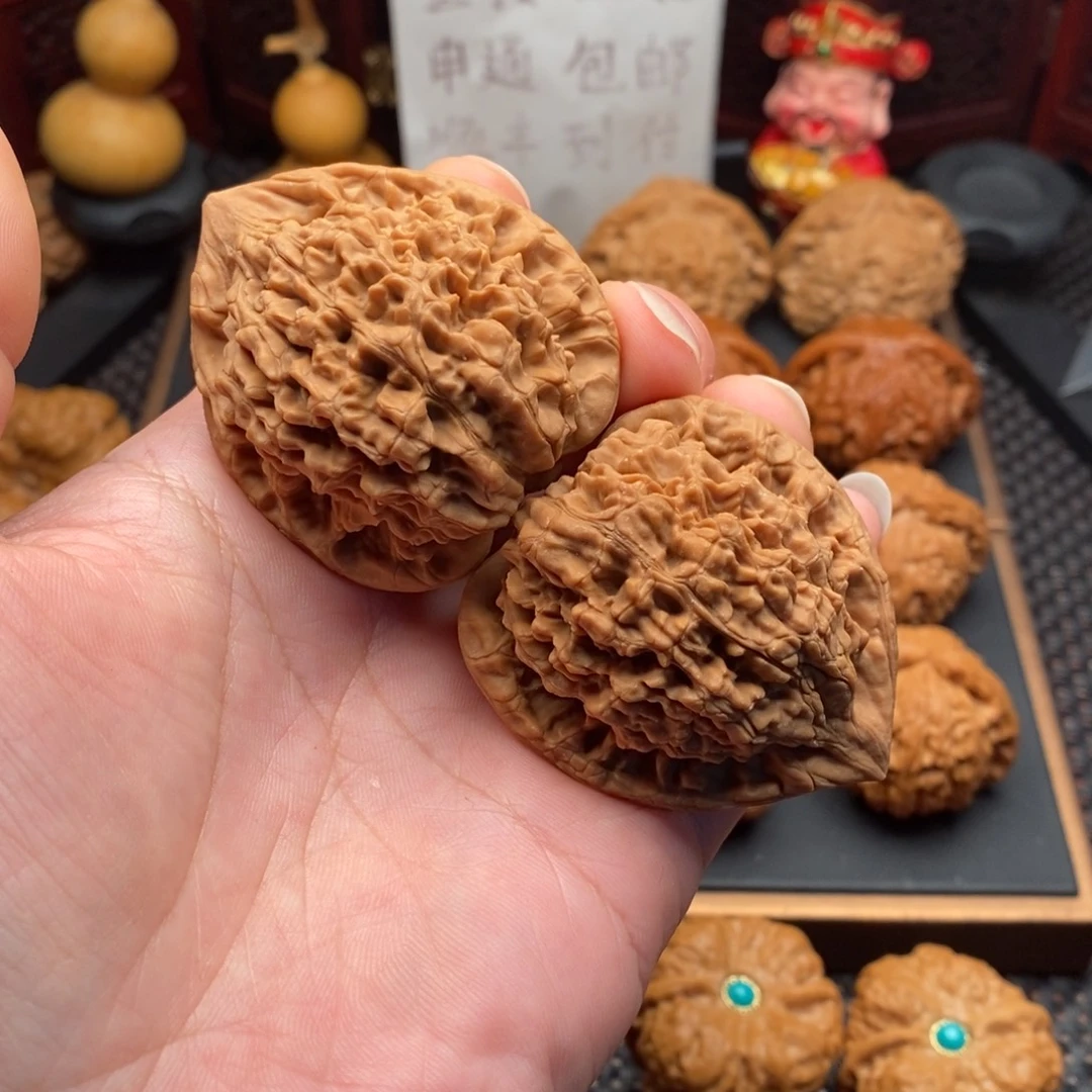 楊***生把件文玩核桃官帽