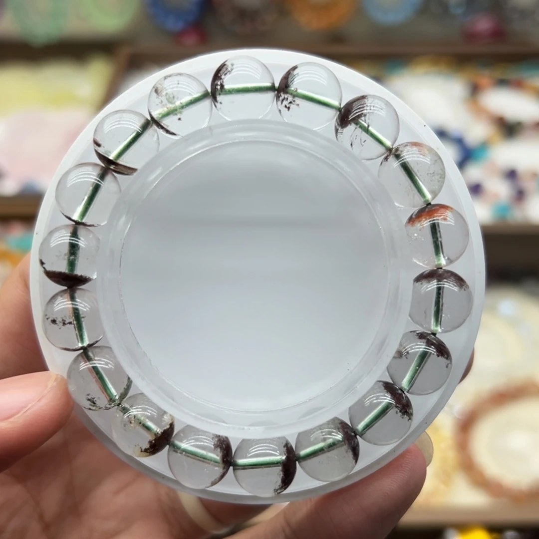 手链未镶嵌水晶透体半盆四季幽灵