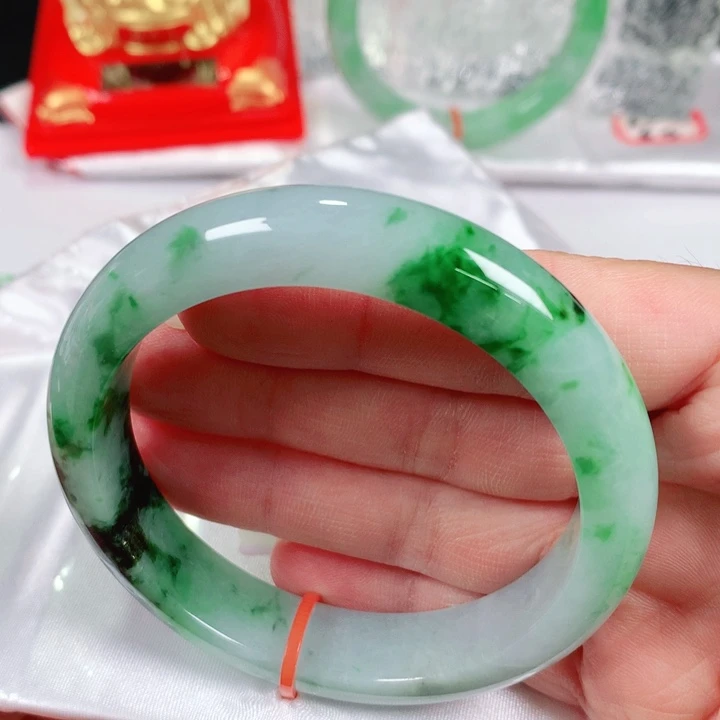 未镶嵌手镯翡翠  编号DH1114 正圈55-56