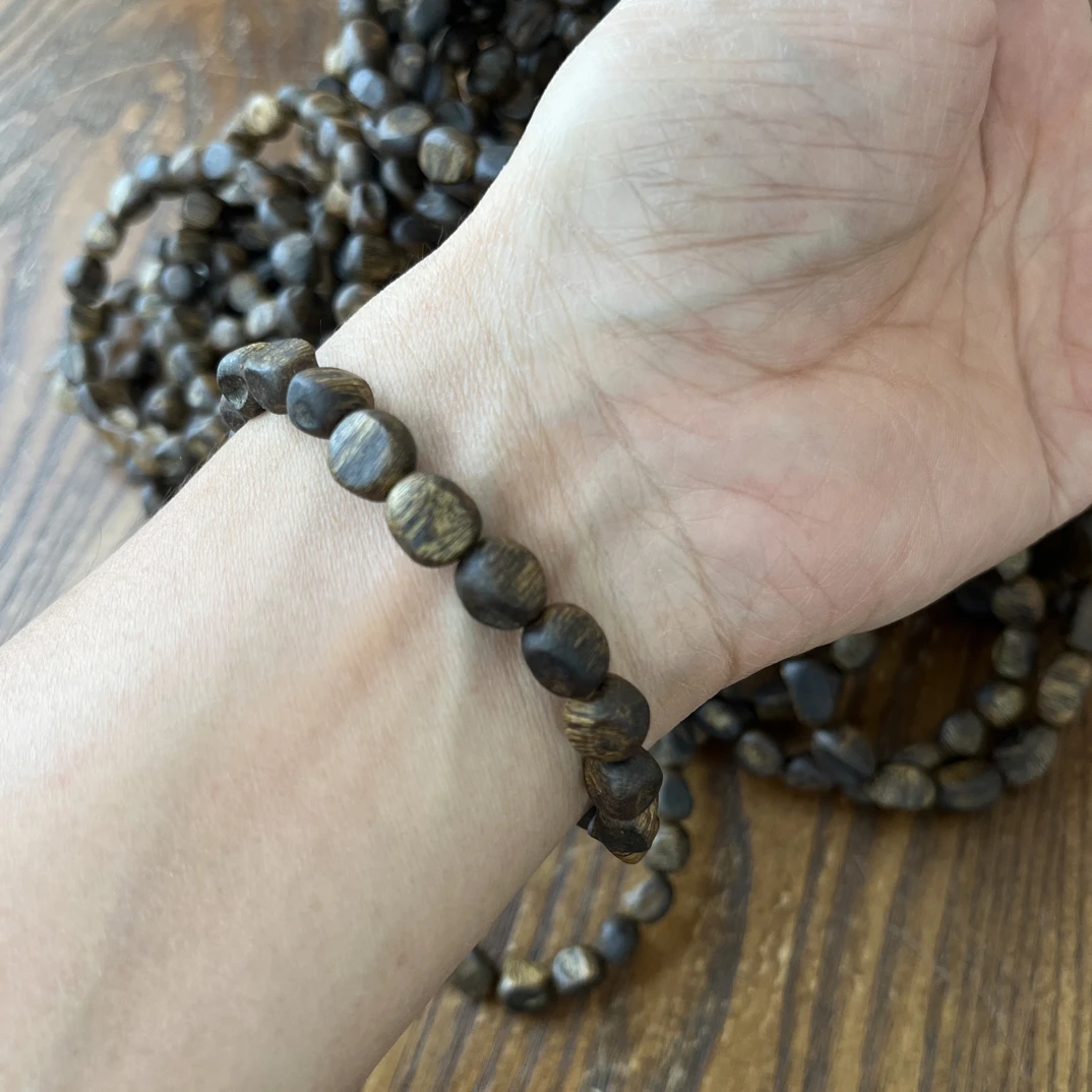 沉香沉香棋楠金沙叶天然留疤单圈 多样性发一件