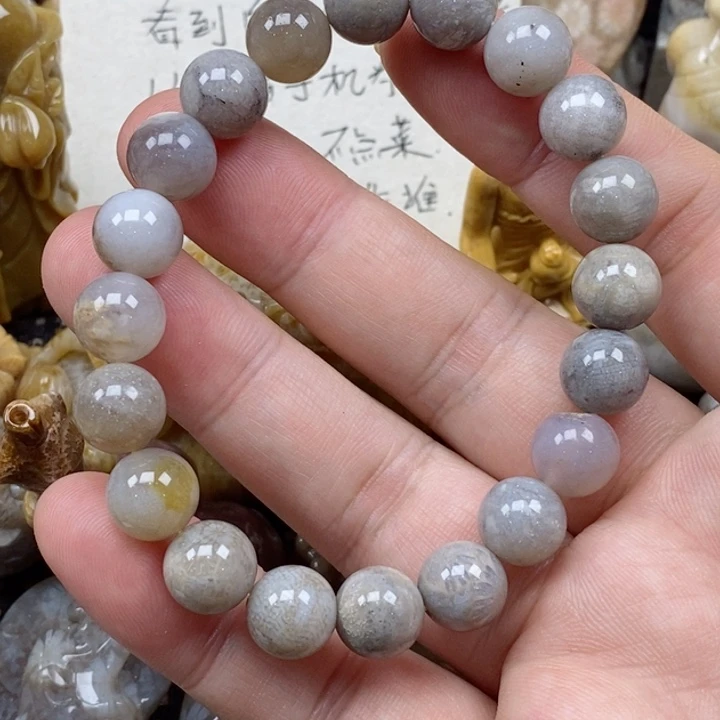 颈饰未镶嵌硅化珊瑚（珊瑚玉）
