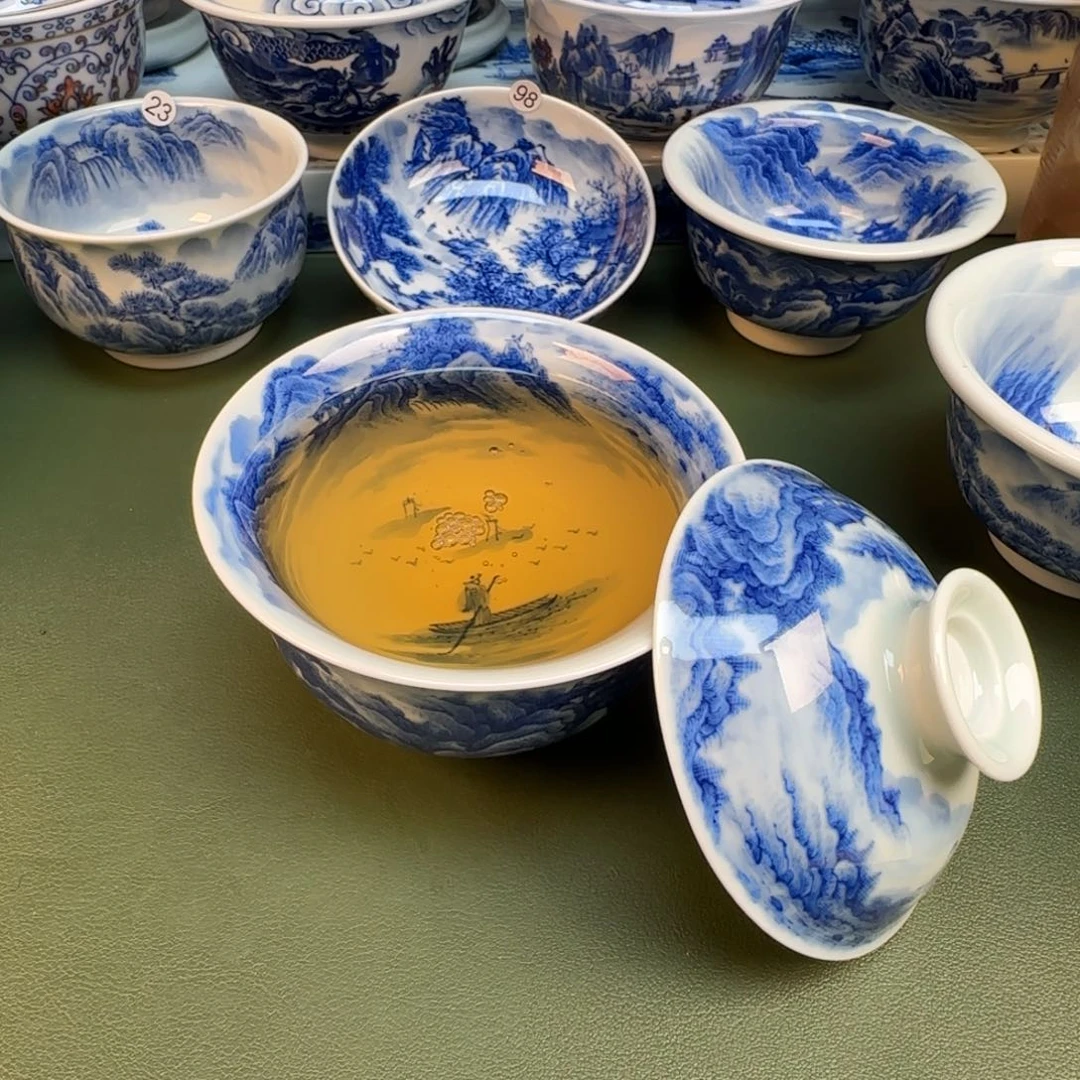 纯手工纯手绘茶具石头34
