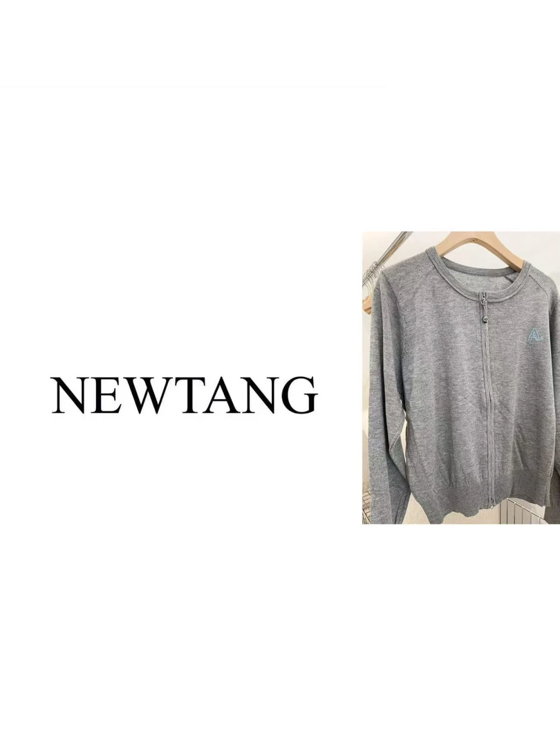 【AB字母】162春季韩版时尚休闲宽松显瘦百搭圆领针织衫短袖T恤女