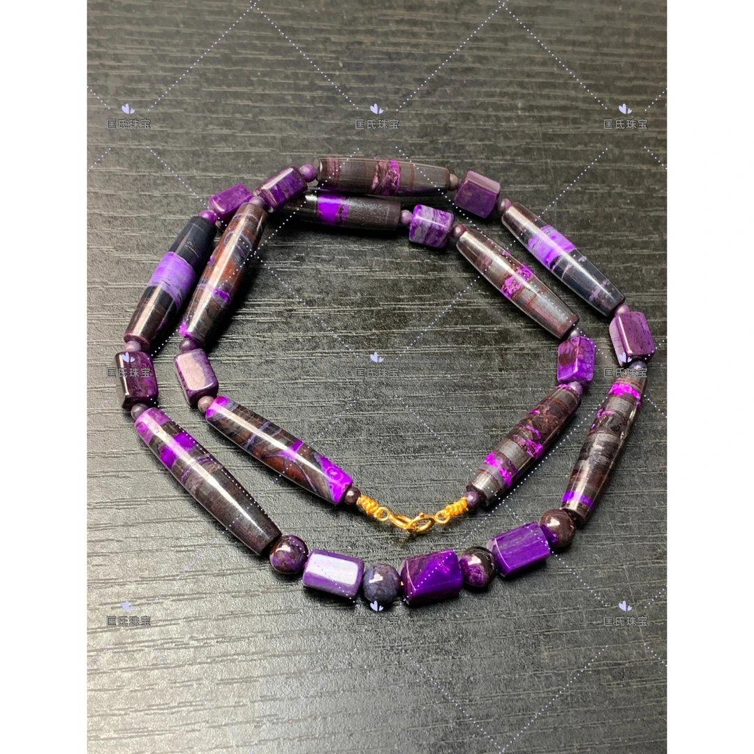 匡氏K姐 18K舒俱来桶珠一线天项链 Z-HL-A0787（多样性发一）