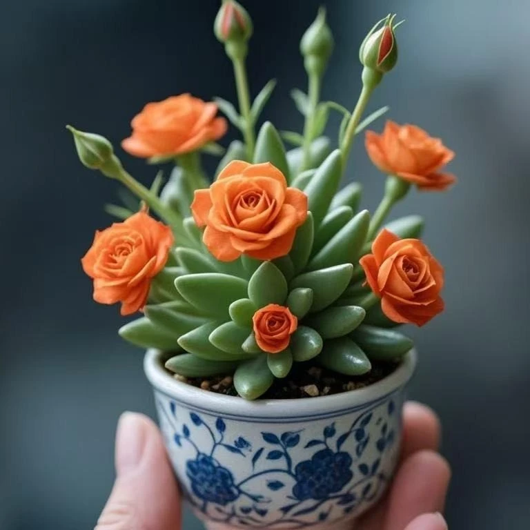 耐寒浓香懒人好养重瓣花玫瑰兰阳台室内庭院四季开花花卉盆栽