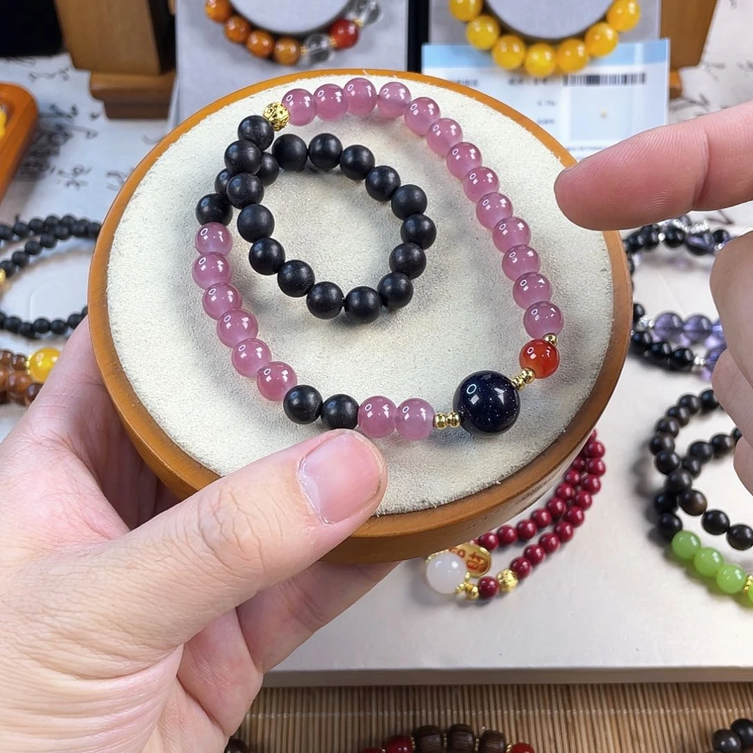 玛瑙手饰银S925镀金镶嵌