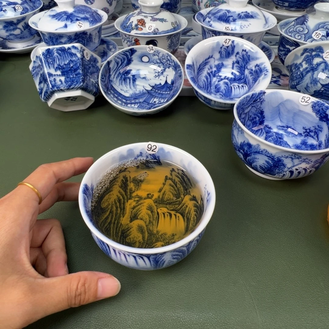 景德镇纯手工纯手绘茶具木木92