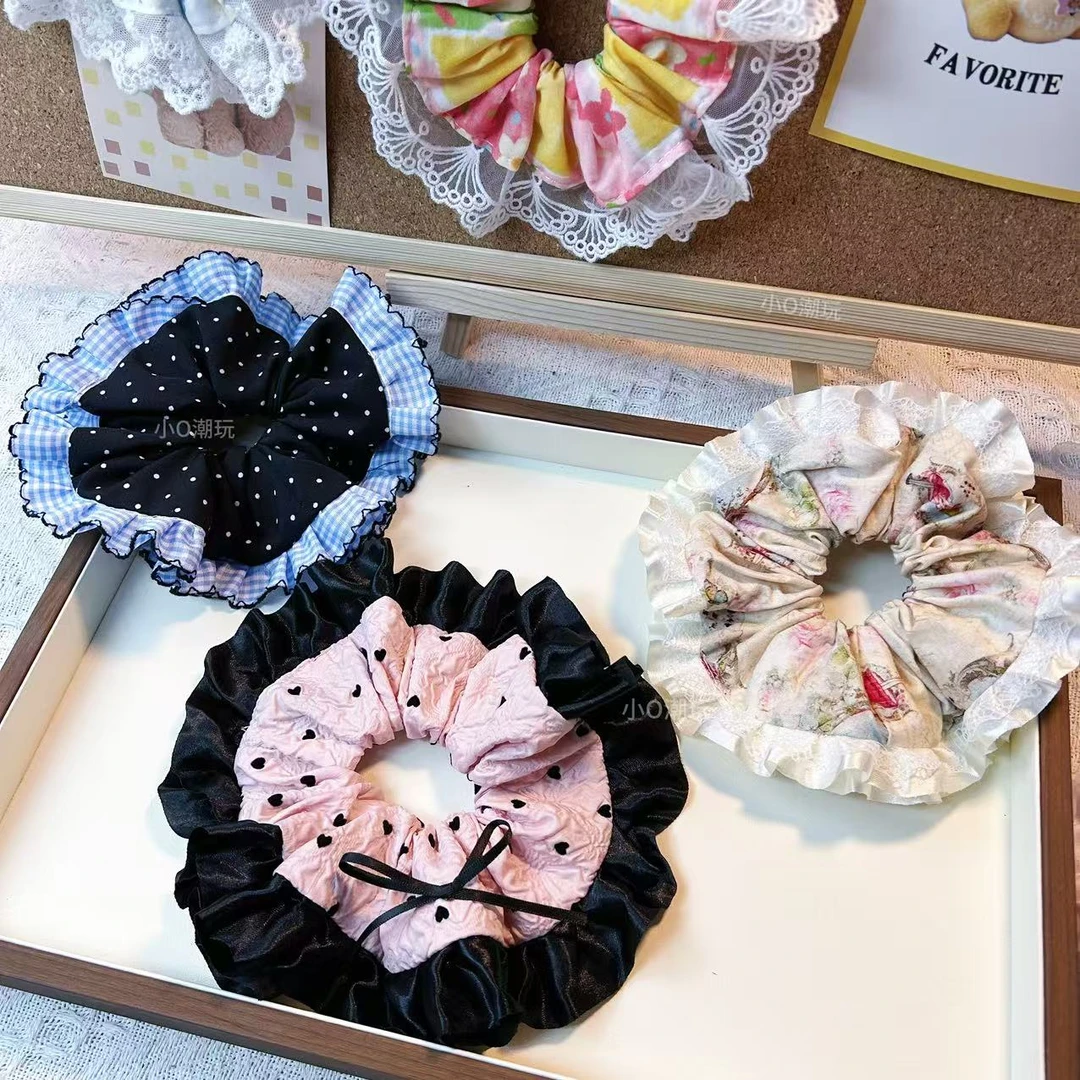 【成品创意手工发绳】个人现场拆单 创意手作发绳/发圈