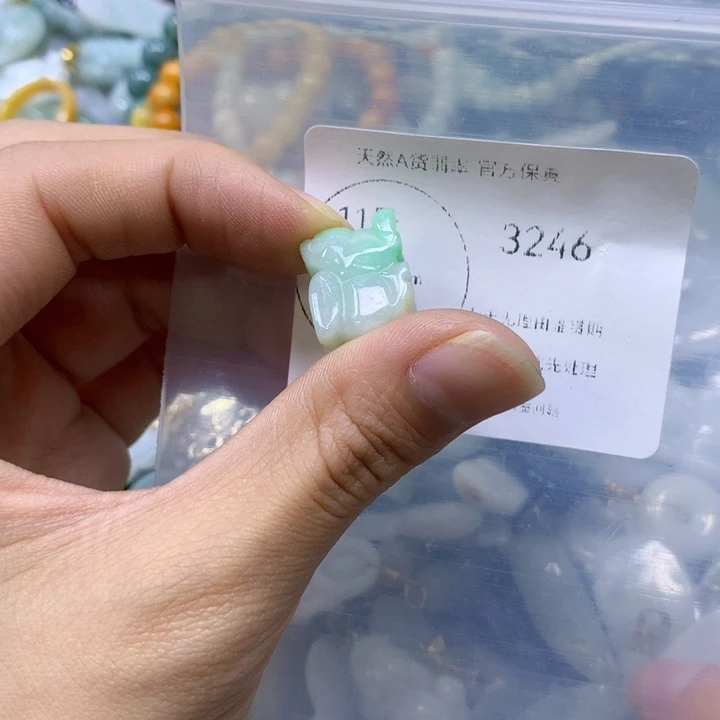 翡翠未镶嵌颈饰翡翠