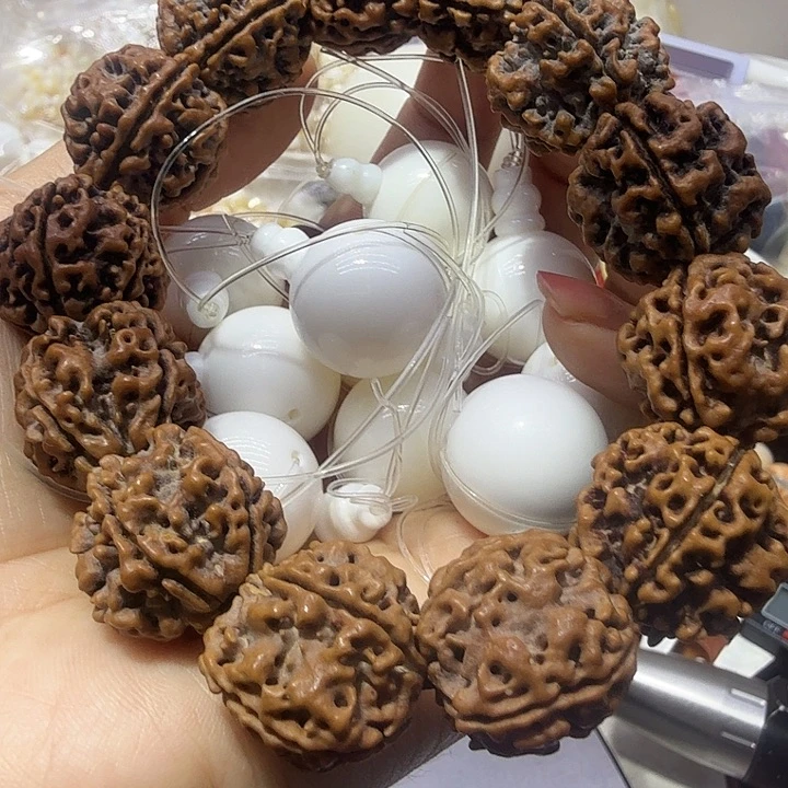 核桃手串/手链2.0大白三通