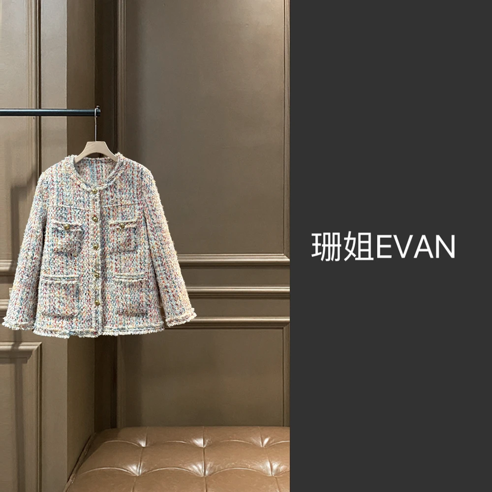 y1010 时尚羽绒小香风外套