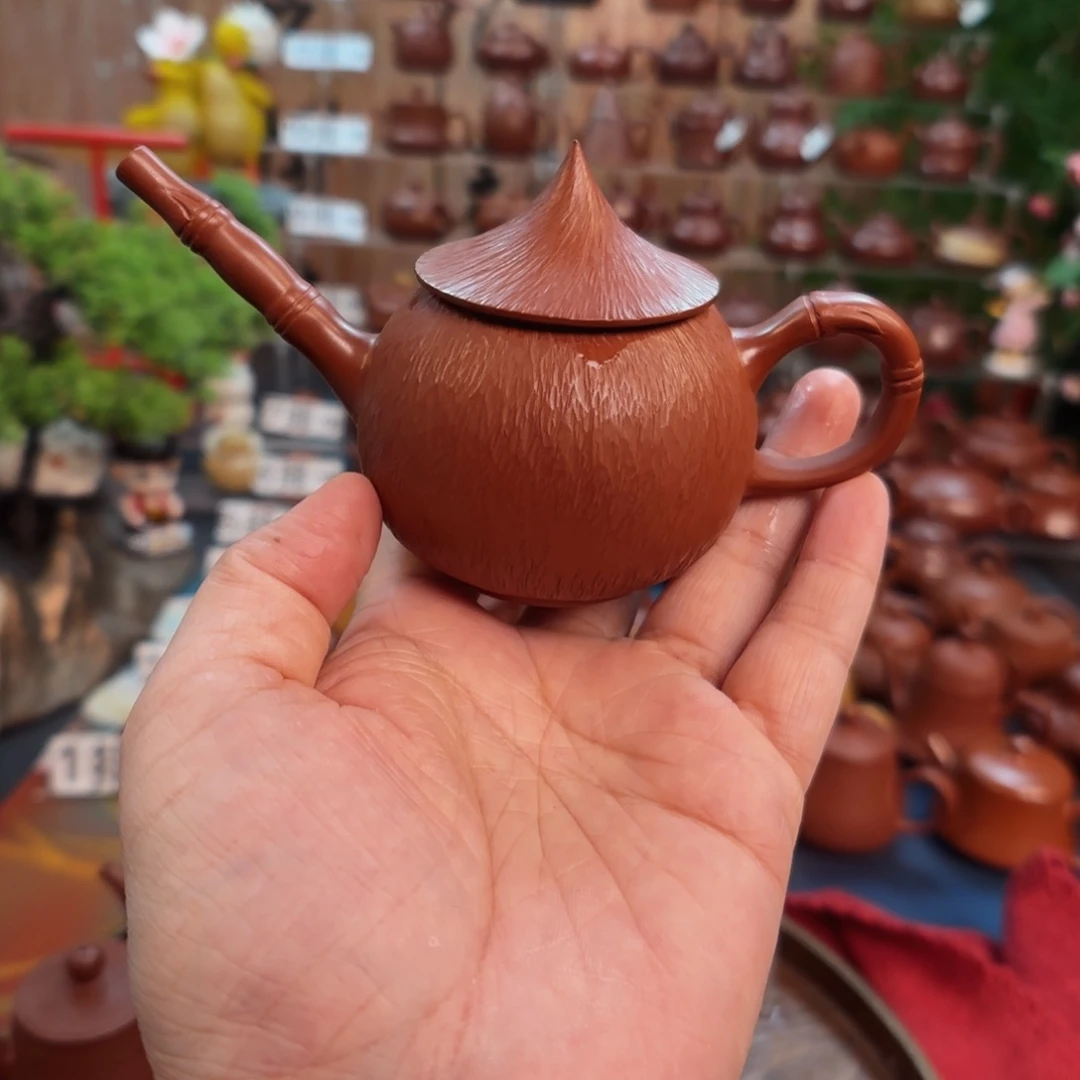 茶壶紫砂朱泥茶壶朱泥茶壶120c