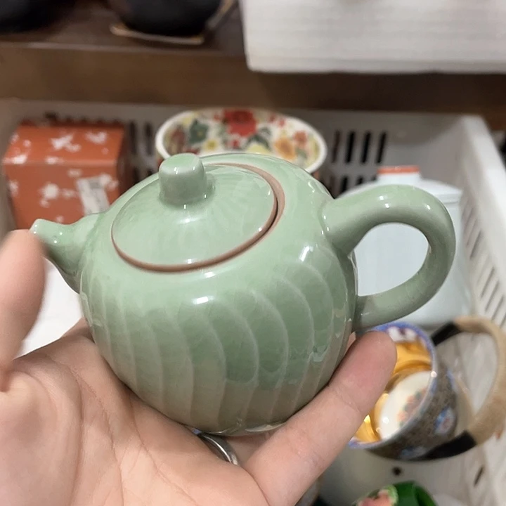 陶瓷茶具全部清清完回家过年