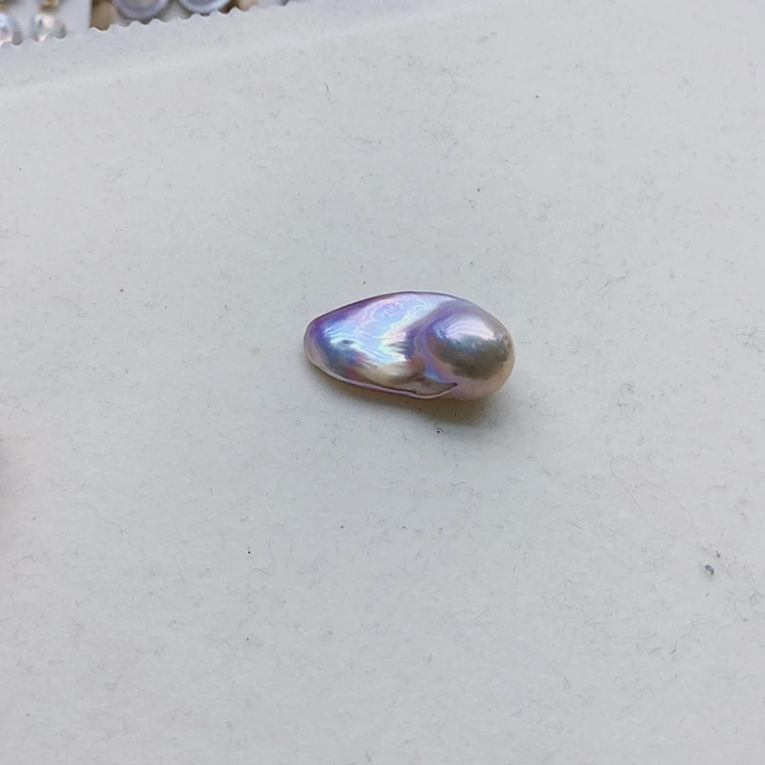 【闪购商品】淡水珍珠耳饰银S925镶嵌果*