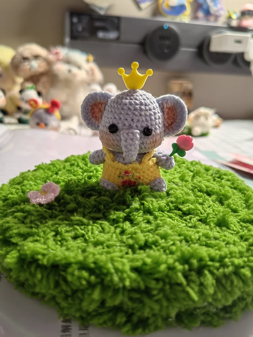 纯手工制作成品小象