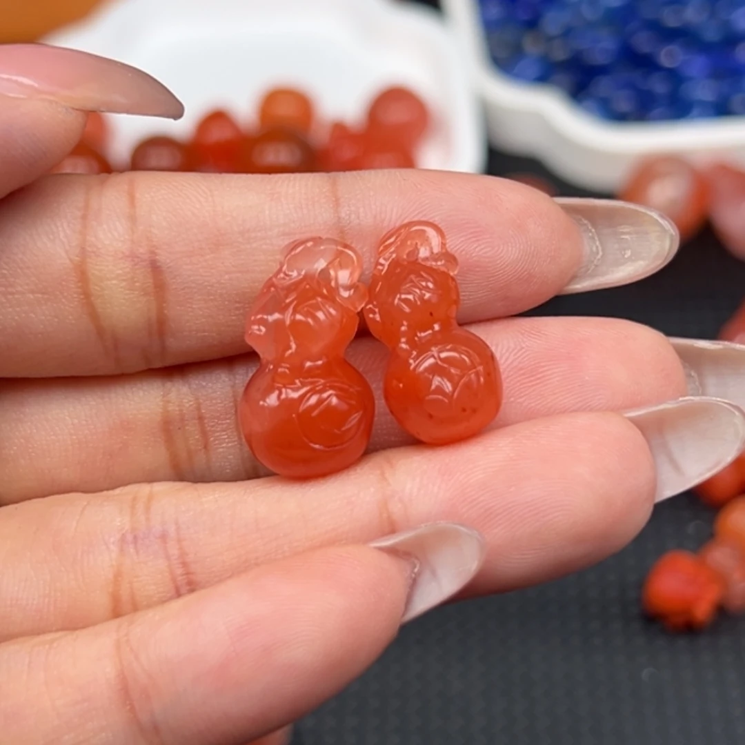 南红玛瑙未镶嵌吊坠(不含链)