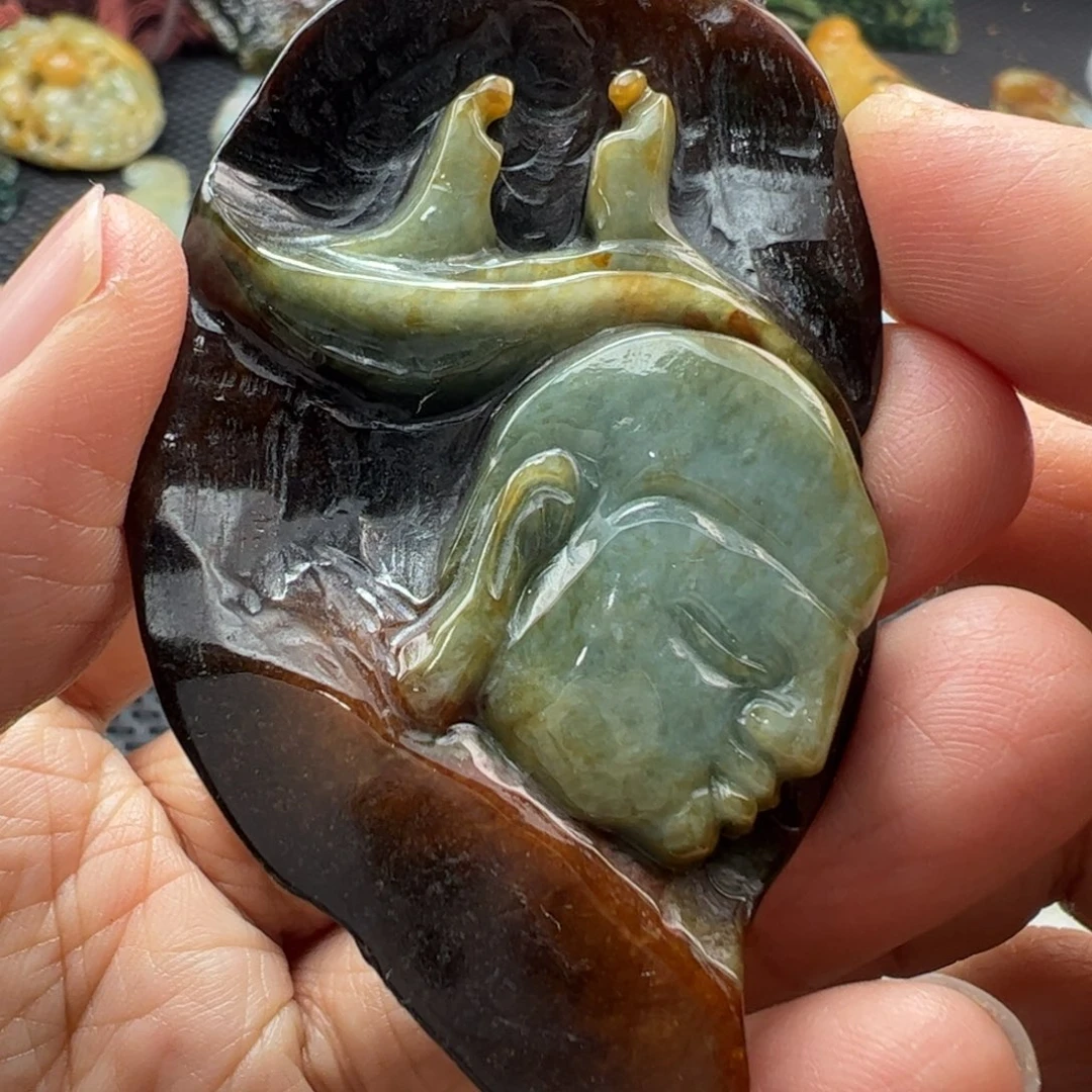 翡翠裸石缅甸翡翠