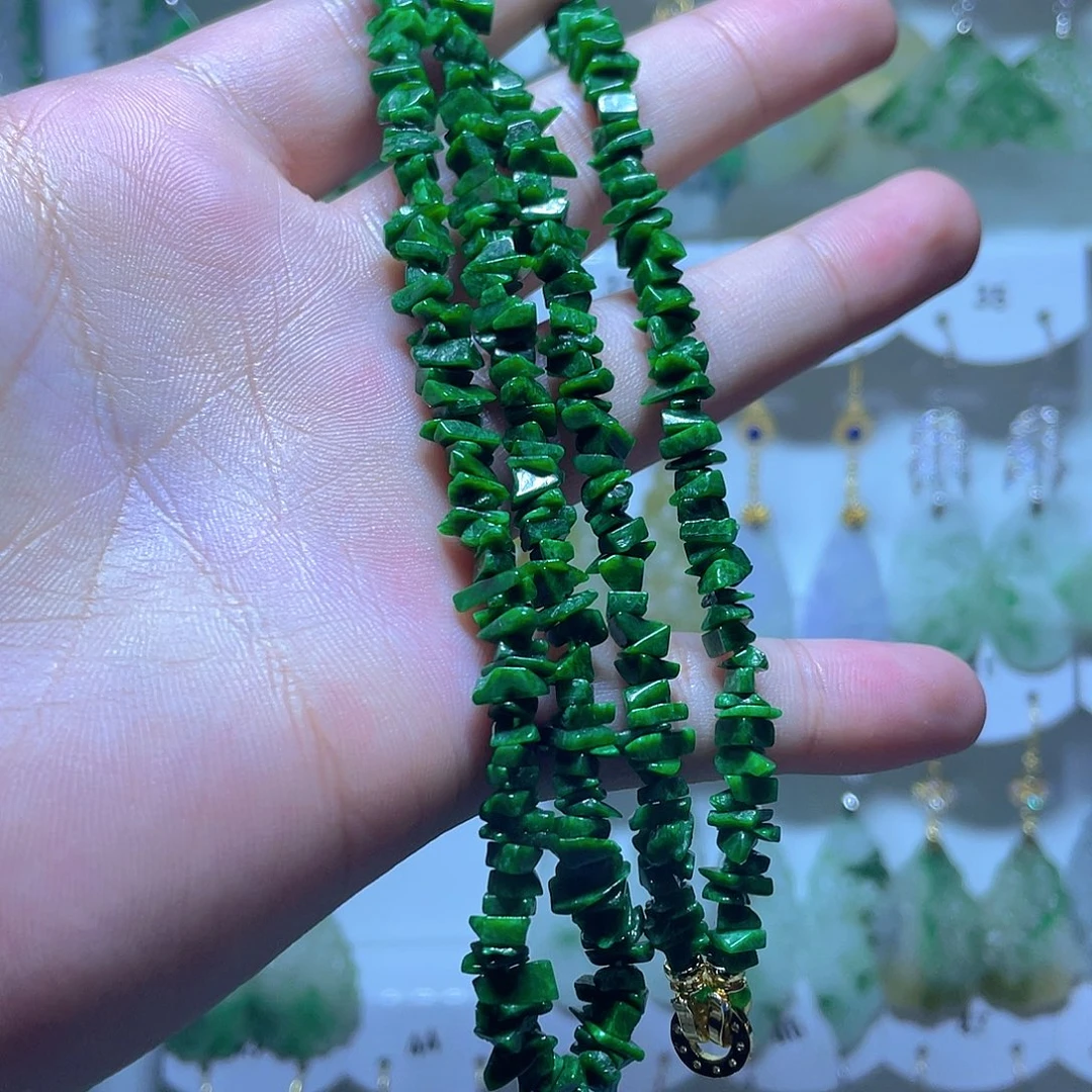 翡翠未镶嵌耳饰翡翠