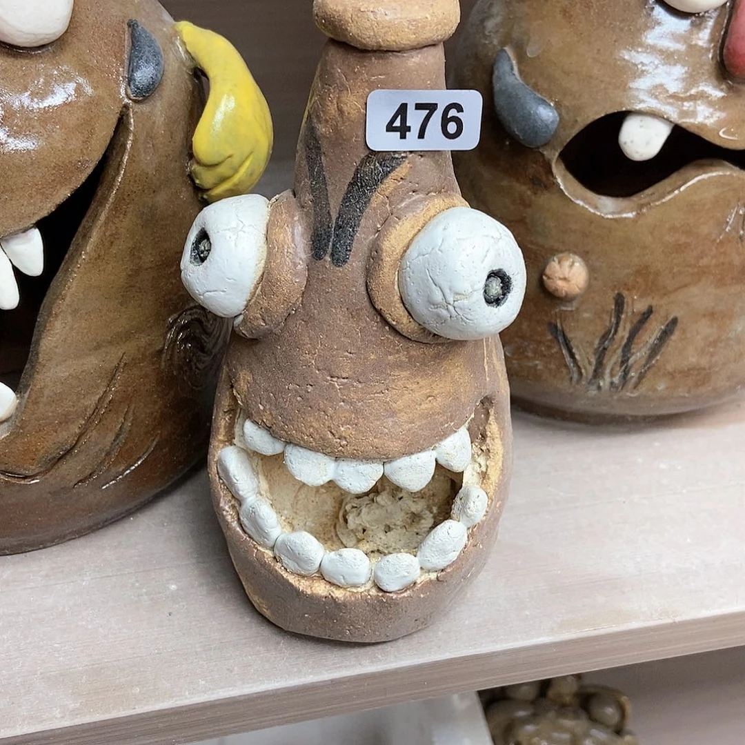 摆件直播间手工陶瓷摆件476