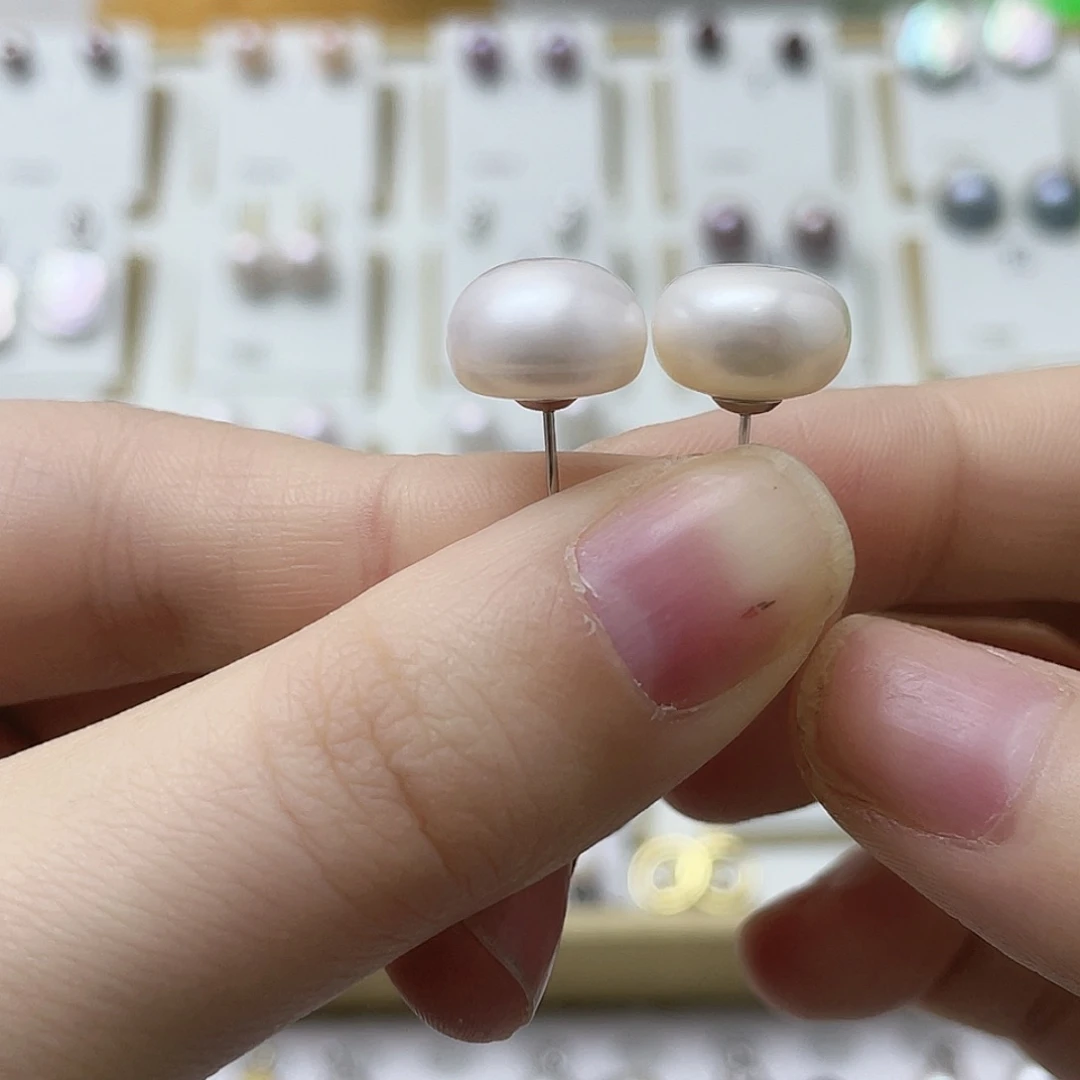 小***安银S925镶嵌耳饰淡水珍珠