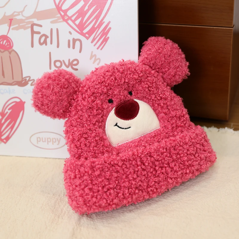 小O宝Okids童装 玫红色帽子 AC311