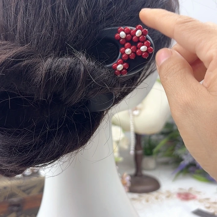 未镶嵌发饰淡水珍珠