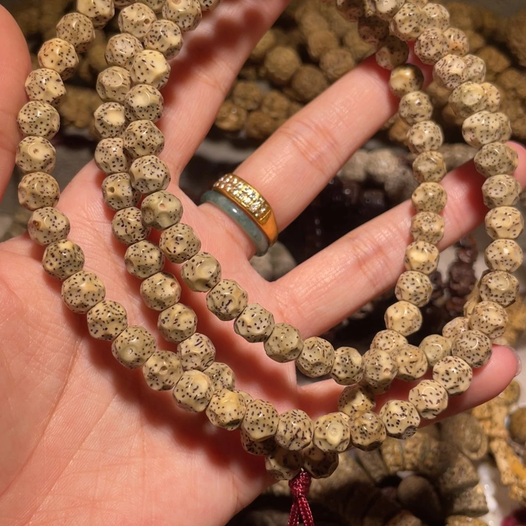 吊坠星月菩提六边形无相120颗8×7