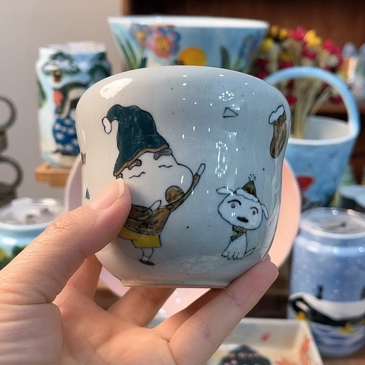 陶景德镇釉下手绘陶瓷