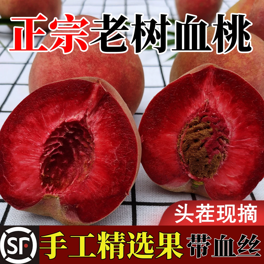 【顺丰/京东包邮】中华血桃老树当季热卖水果网红新鲜水果夏季消暑