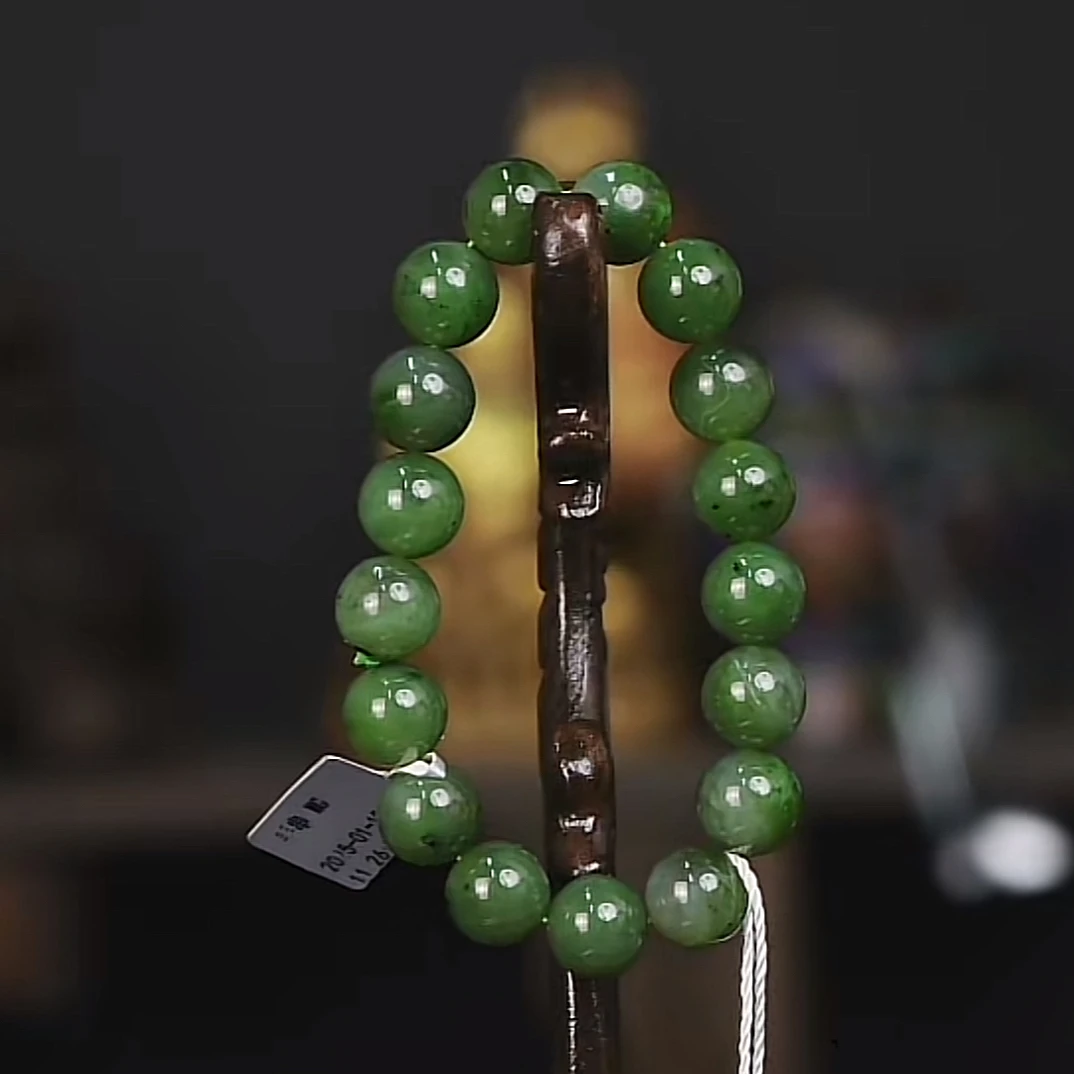 文山居A和田玉手串90131