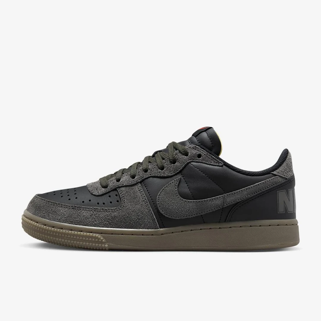 Nike Terminator Low减震耐磨防滑低帮黑色男女板鞋FV0396-001