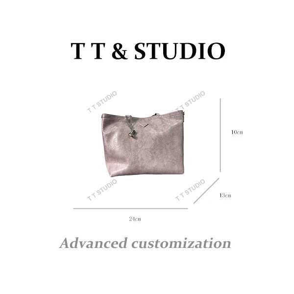 【TT Studio】SK-92627-紫/灰RAIN.CUN时尚简约腋下斜跨轻奢女包