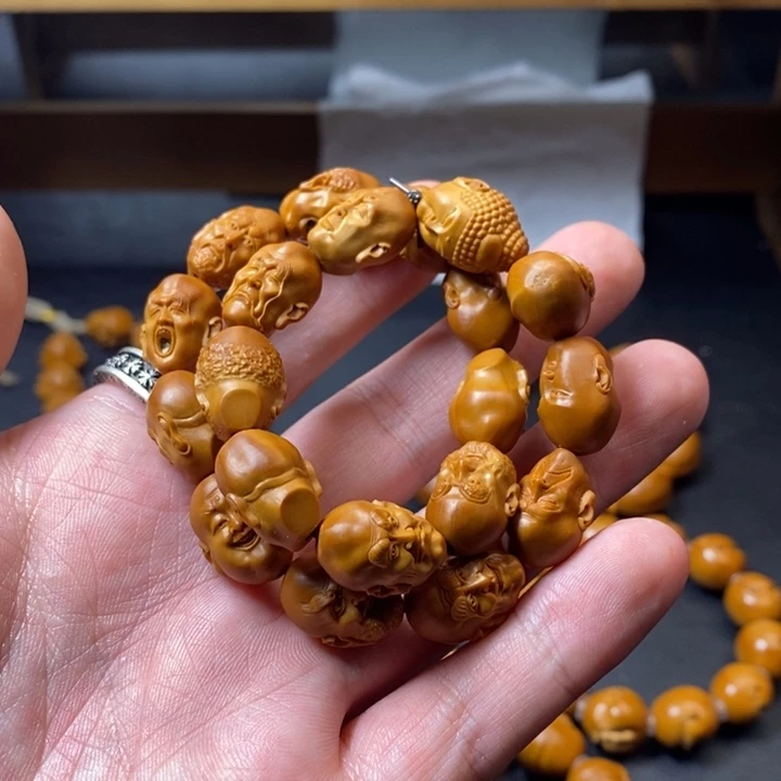 手串/手链橄榄核1.3  单面十八罗汉