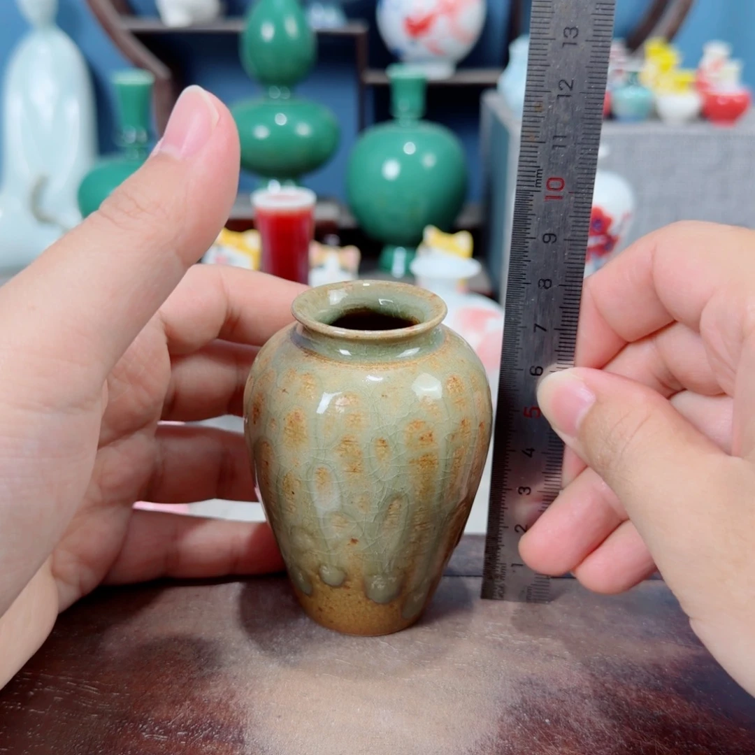 陶瓷手工小花器摆件