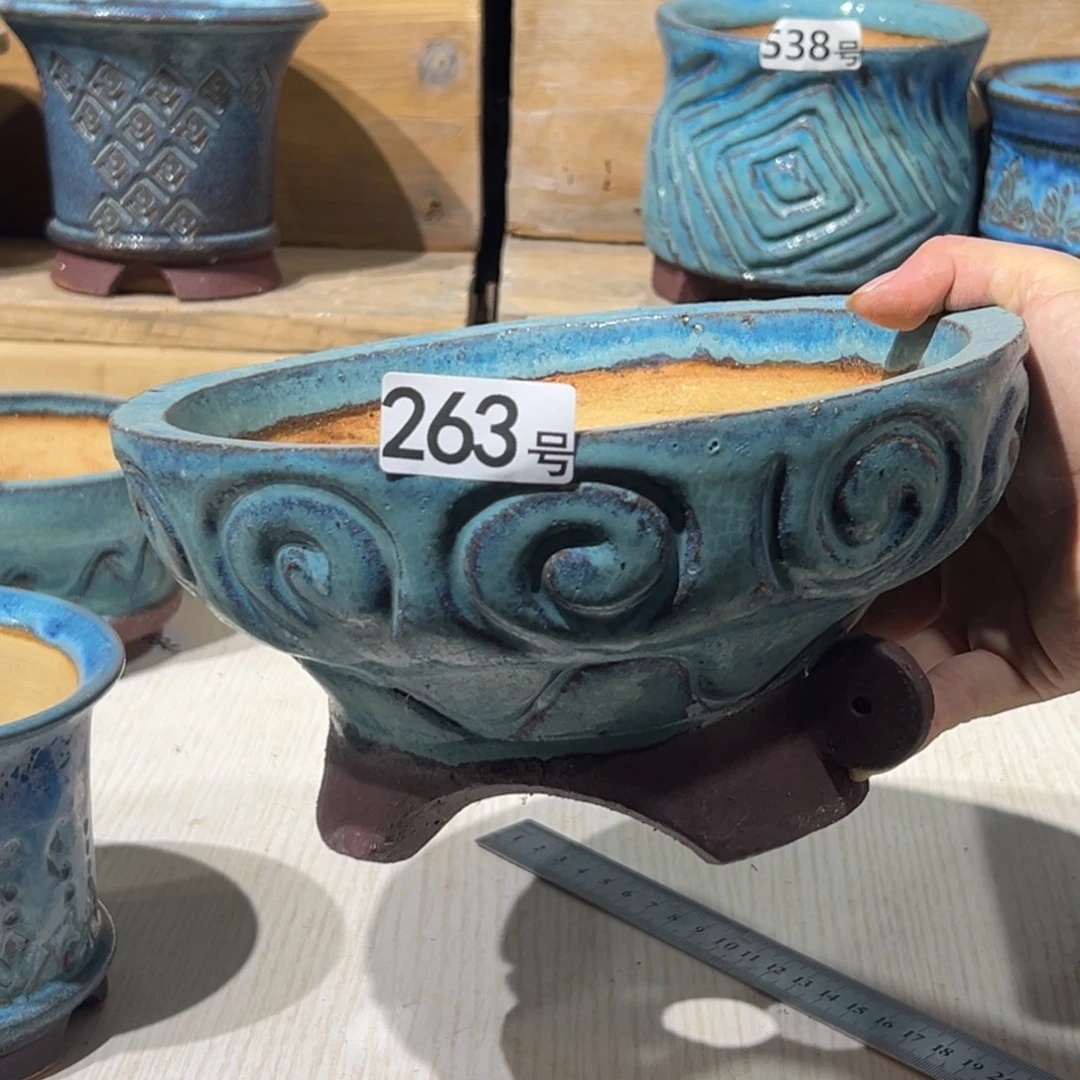 尚雅陶坊多肉花盆，内口径19微瑕