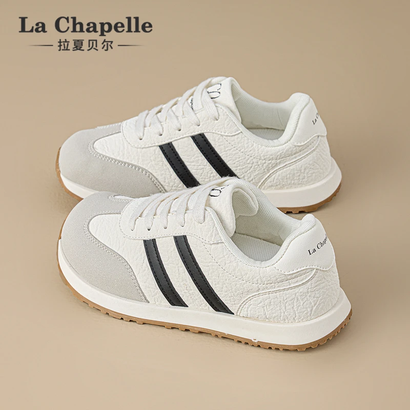 拉夏贝尔德训鞋女款2025新款夏季老钱风必备女鞋爆款百搭运动板鞋