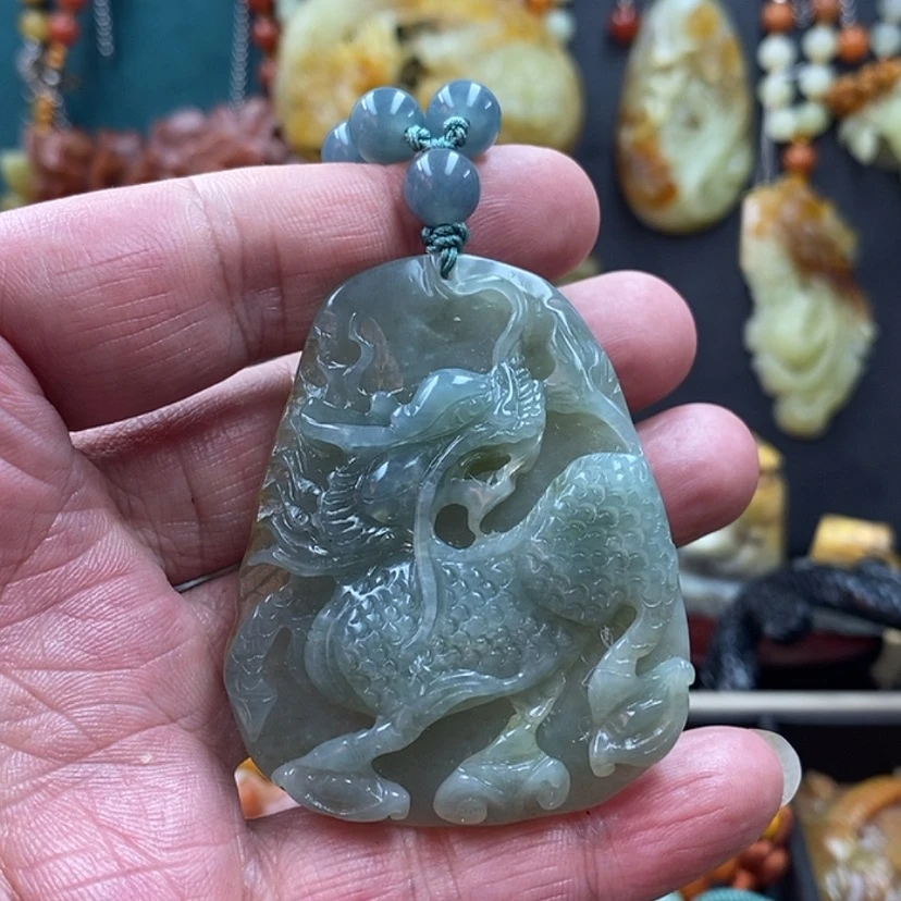 【闪购商品】蛇纹石玉吊坠未镶嵌