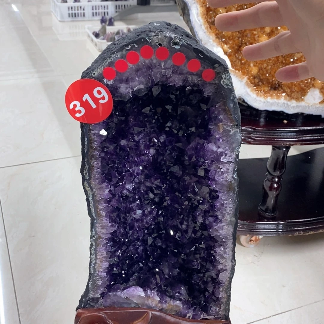 ****风紫晶大型摆件（非配饰）未镶嵌