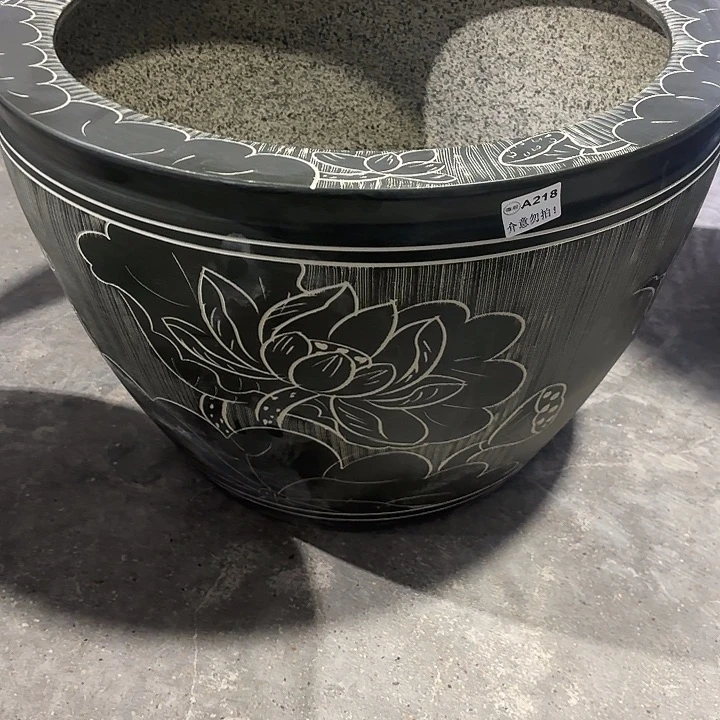 陶瓷陶瓷鱼缸微瑕63-43