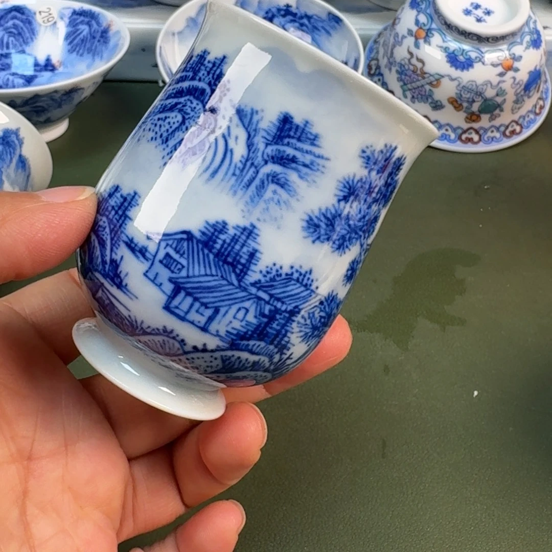 陶景德镇纯手绘茶具圆圆299