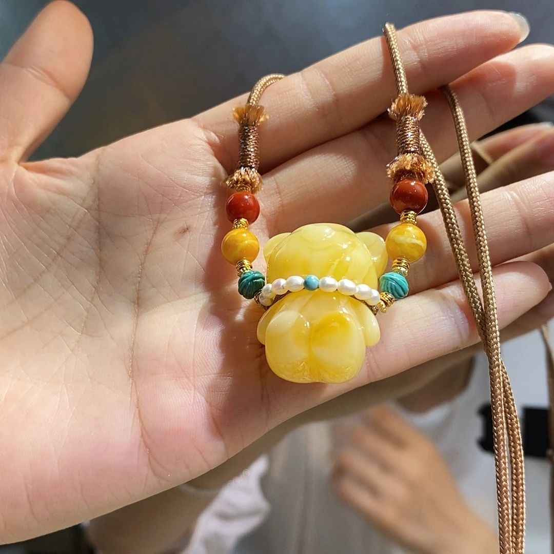 琥珀未镶嵌裸石蜜蜡