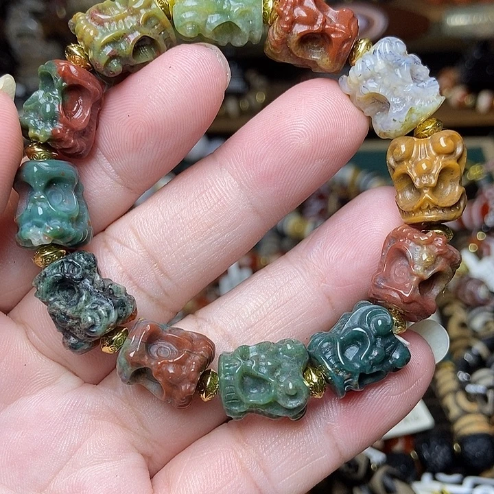 玛瑙/玉髓未镶嵌手链