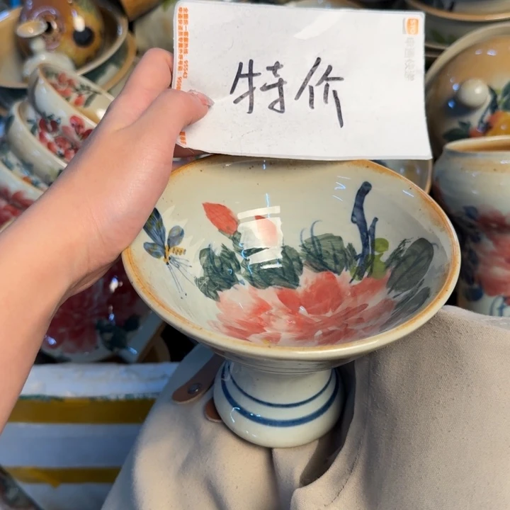 瓷片景德镇陶瓷手工手绘