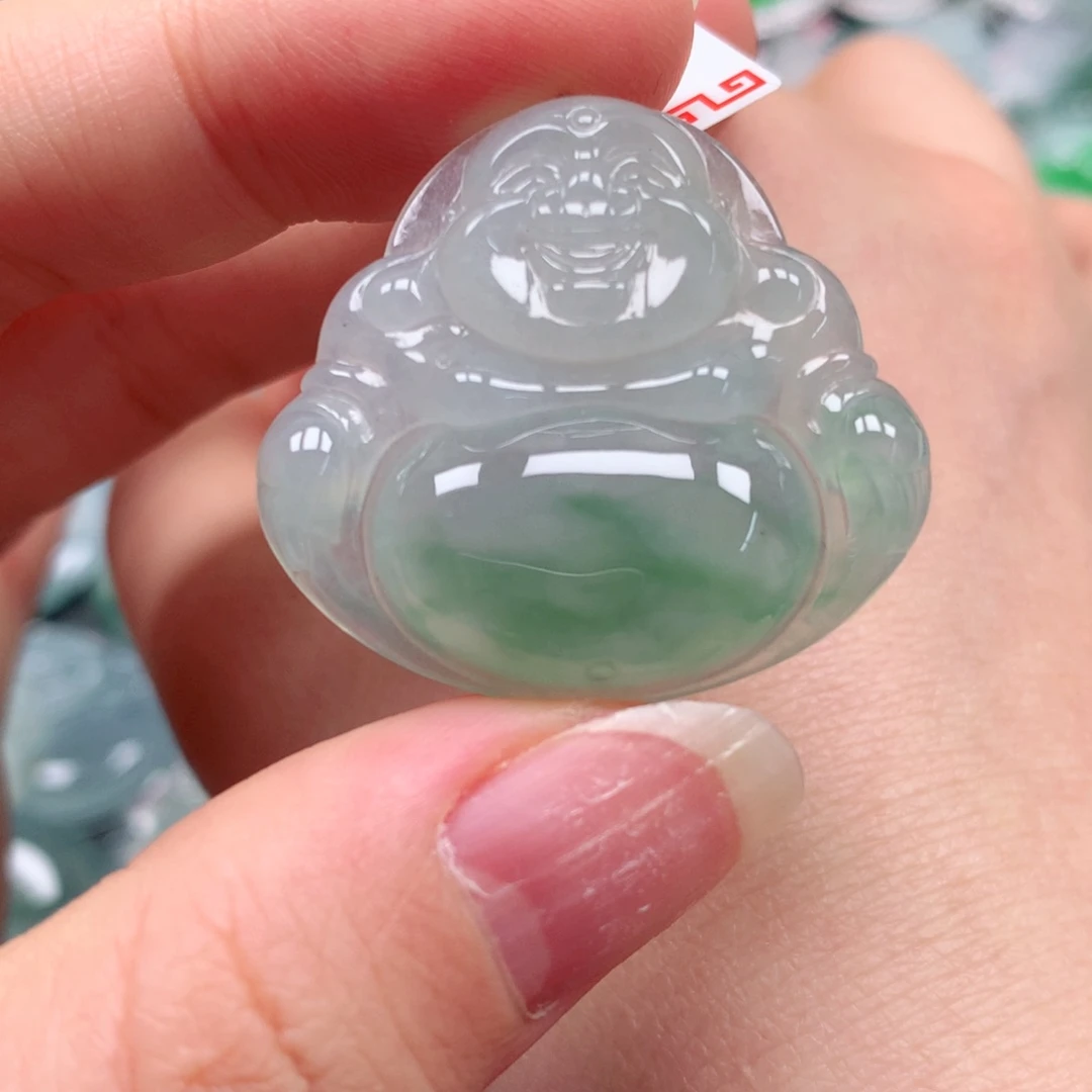 颈饰未镶嵌翡翠天然翡翠