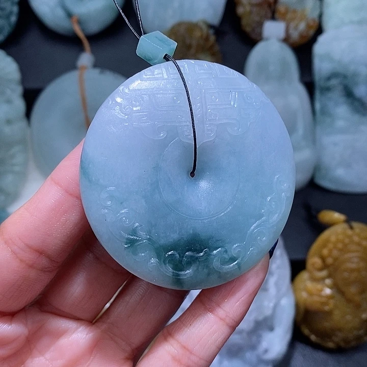 定制翡翠未镶嵌黑*翡翠