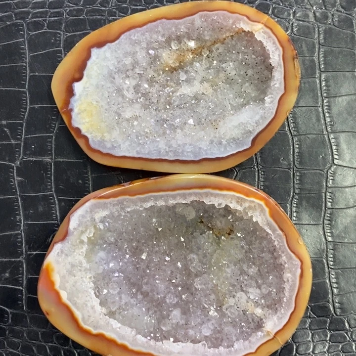 白水大牙聚宝盆未镶嵌水晶