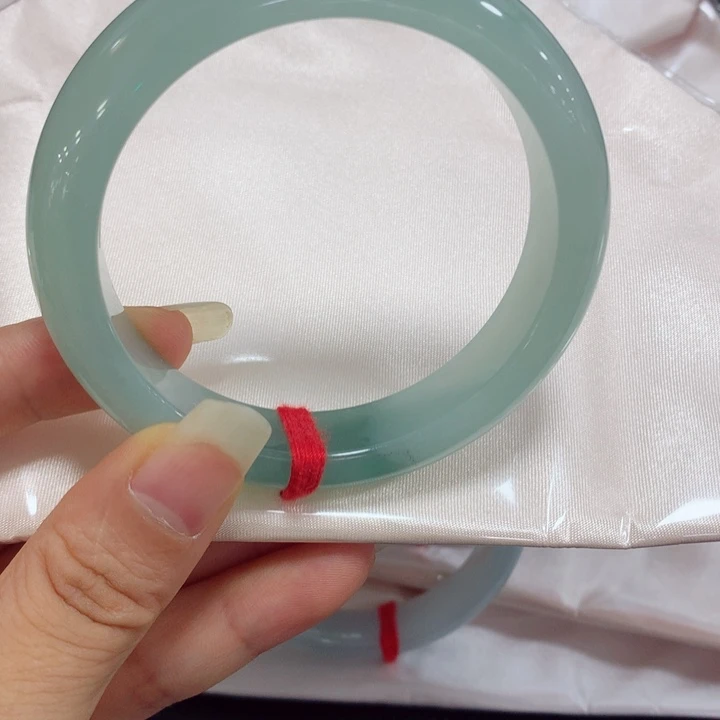 定制翡翠未镶嵌555657糯冰半山水