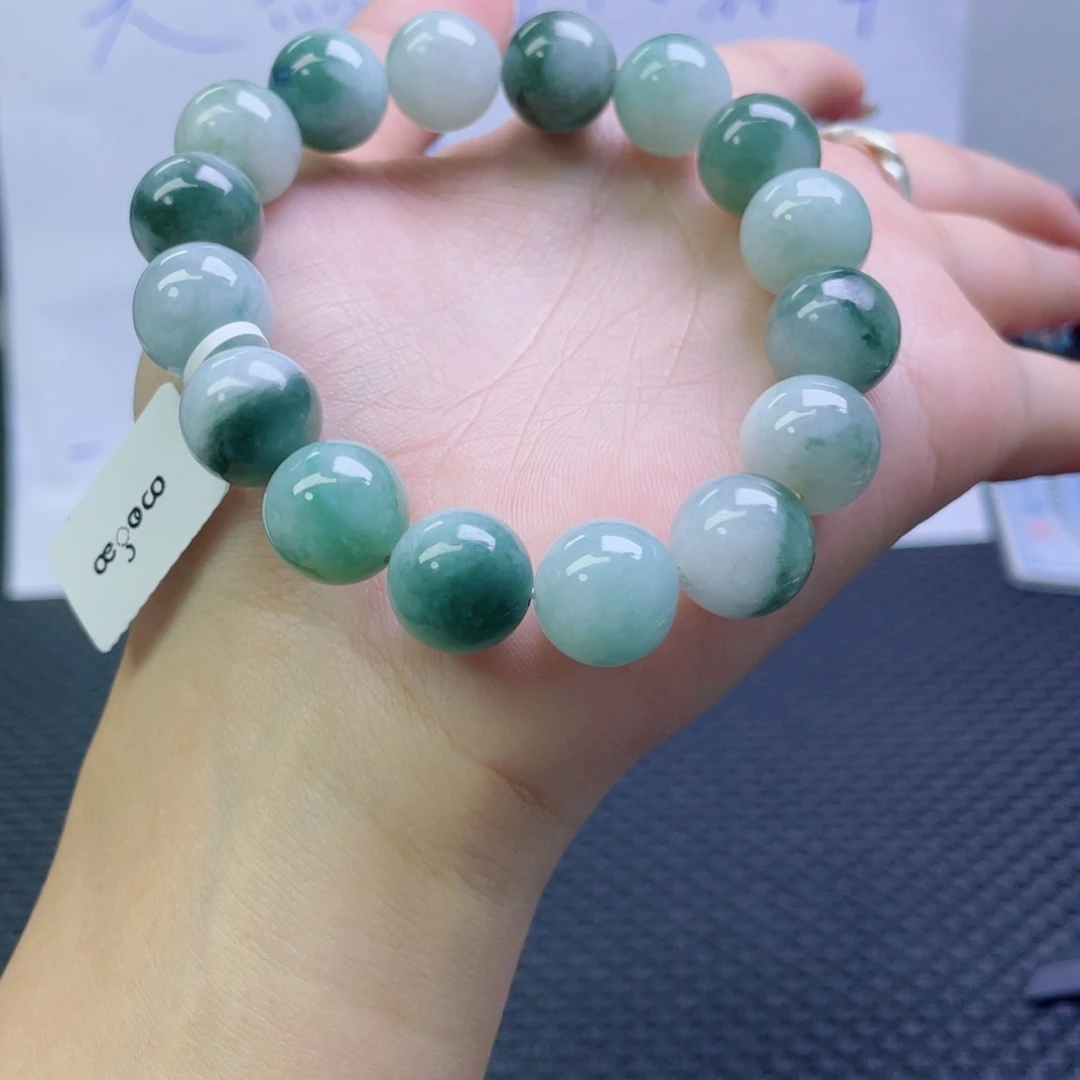 未镶嵌定制翡翠珠串