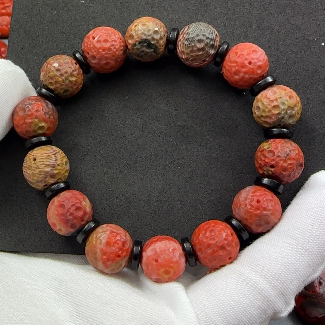 南红玛瑙未镶嵌珠串13